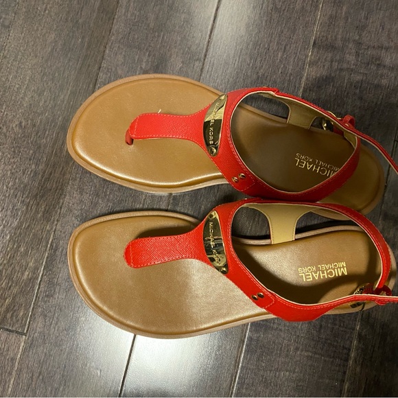 Melanie Thong Sandals Michael Kors Red - Picture 2 of 3